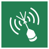 Señal ISO 7010 E052: Radiobaliza de localización de siniestros