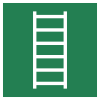 Señal ISO 7010 E059: Escalera de evacuación