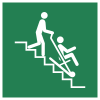 Señal ISO 7010 E060: Silla de evacuación