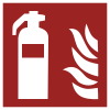 Señal ISO 7010 F001: Extintor