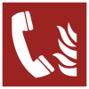 Señal ISO 7010 F006: Teléfono de alarma de incendios