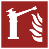 Señal ISO 7010 F015: Monitor contra incendios