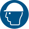 Señal ISO 7010 M014: Usar casco de protección