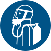 Señal ISO 7010 M047: Usar equipo de respiración autónomo