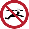 Señal ISO 7010 P050: Prohibido practicar snorkel