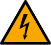 Señal ISO 7010 W012: Riesgo eléctrico