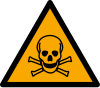 Señal ISO 7010 W016: Materias tóxicas