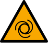 Señal ISO 7010 W018: Arranque automático