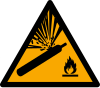 Señal ISO 7010 W029: Botellas de gas
