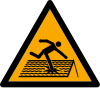 Señal ISO 7010 W036: Cubierta no transitable