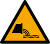 Señal ISO 7010 W055: Vertido de aguas residuales