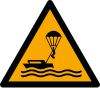 Señal ISO 7010 W063: Parasailing