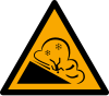 Señal ISO 7010 W083: Aludes