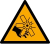 Señal ISO 7010 W088: Cuchillas en movimiento
