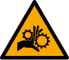 Señal ISO 7010 W089: Engranajes en movimiento